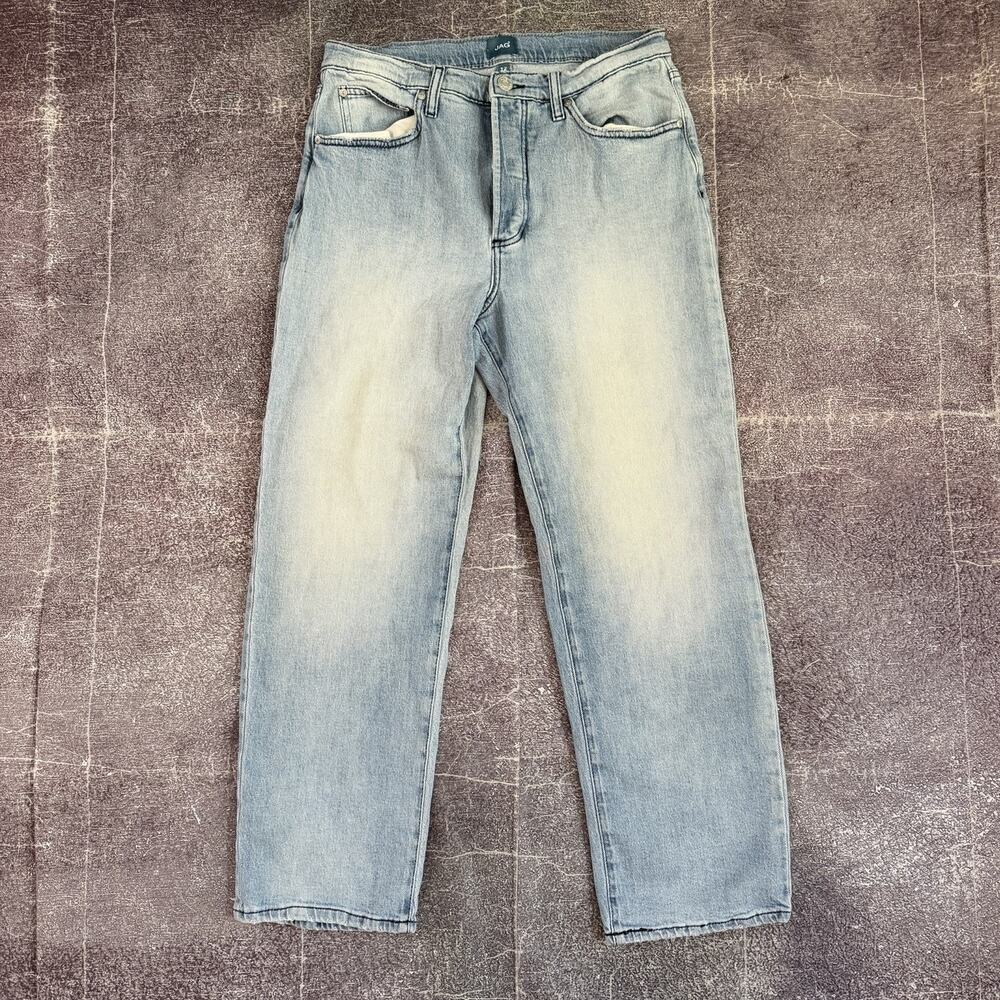 Womens JAG Rachel Big Chill Light Blue Denim Tapered High Rise Ankle Jeans Sz 12